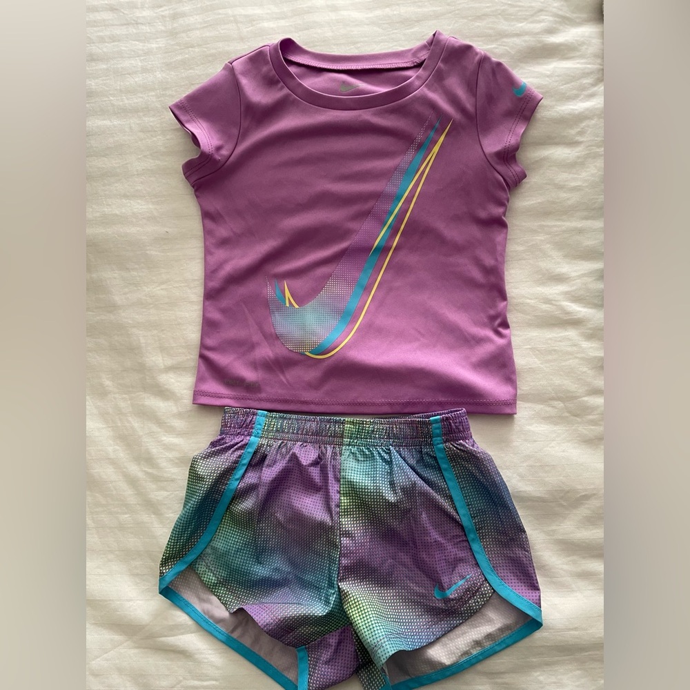 Nike top and shorts